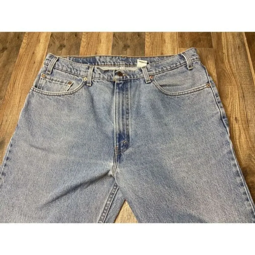 Vintage Levis 505 Mens Blue Jeans 38x32 Denim USA 1998 100% Cotton‎ Red Tab Y2k